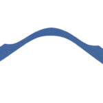 COMPOSI-TIGHT Slick bandas curvas regular azules 100 ud