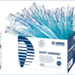 HAPPY MORNING cepillos c/pasta de dientes 100 ud