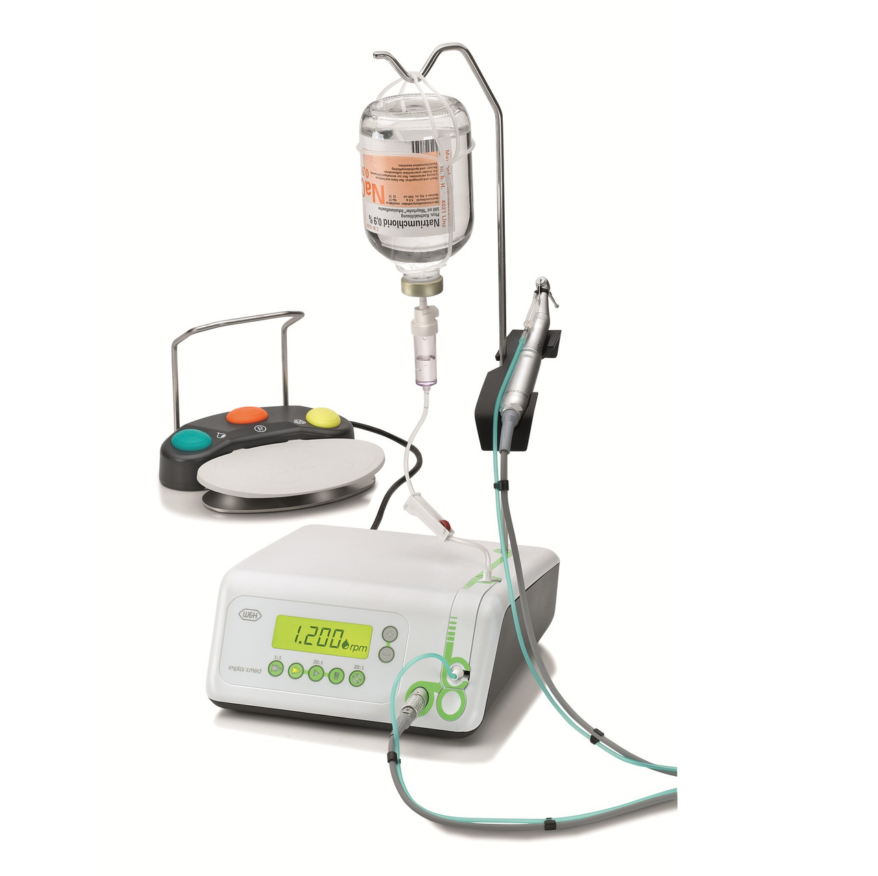 Implantmed_con_contraangulo-pedal__65829 Motor de Implantes Implantmed SI-923 con motor y pedal S-N2 - Imagen 1