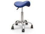 Taburete Pony Base cromada 5 ruedas