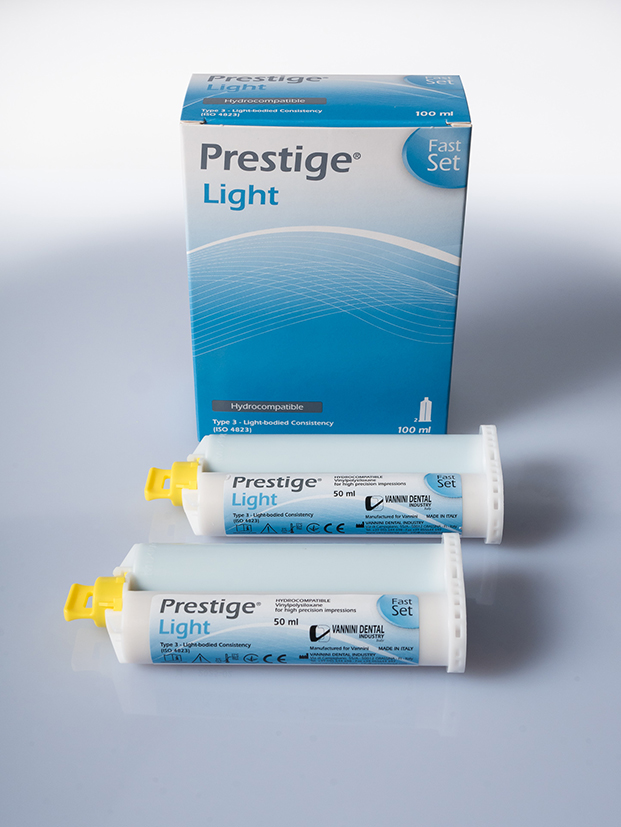 229367 PRESTIGE LIGHT VANNINI std pack 50 ml base+ cat+ 12 tips - Imagen 1