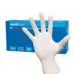 Guantes de látex con polvo Medibase (100 uds.) - Imagen 2