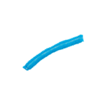 Cofia desechable de polipropileno azul